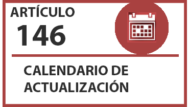 Calendario de Actualización