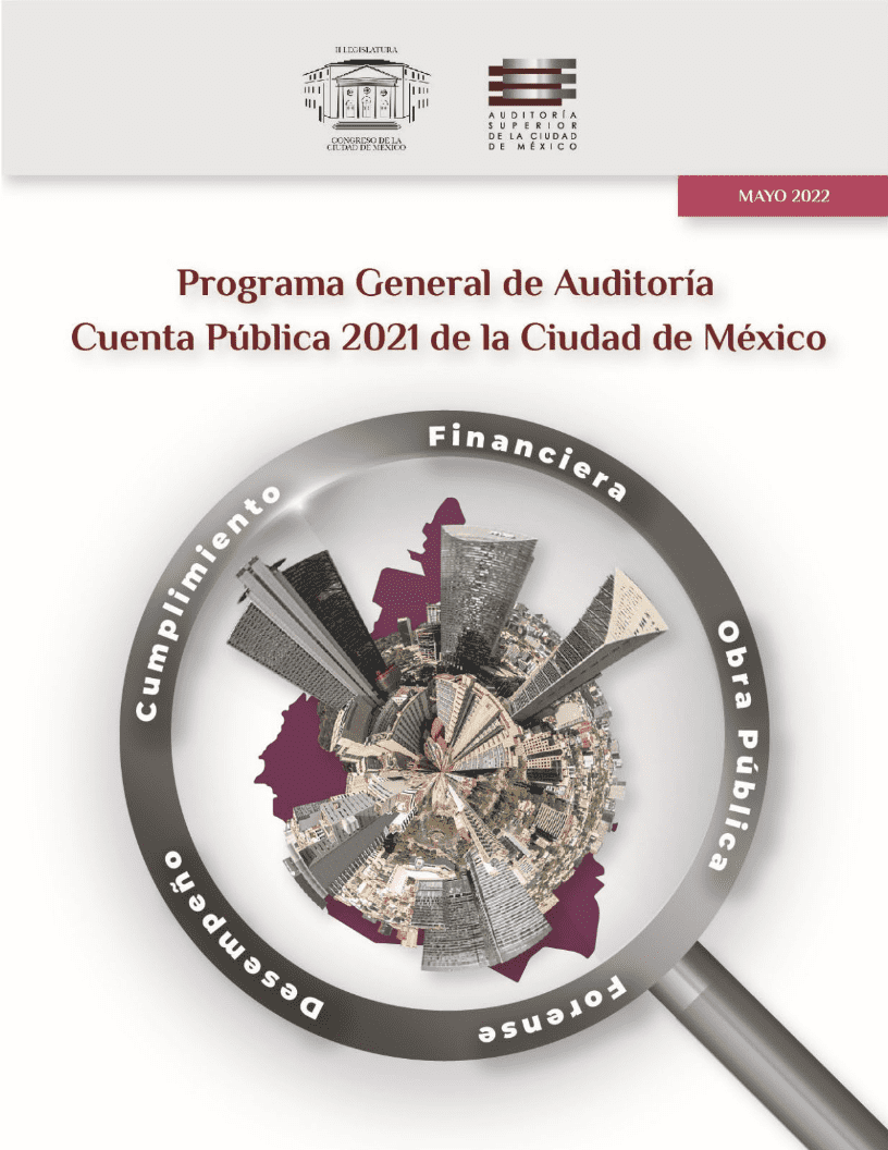 Portada del Programa General de Auditoría 2021