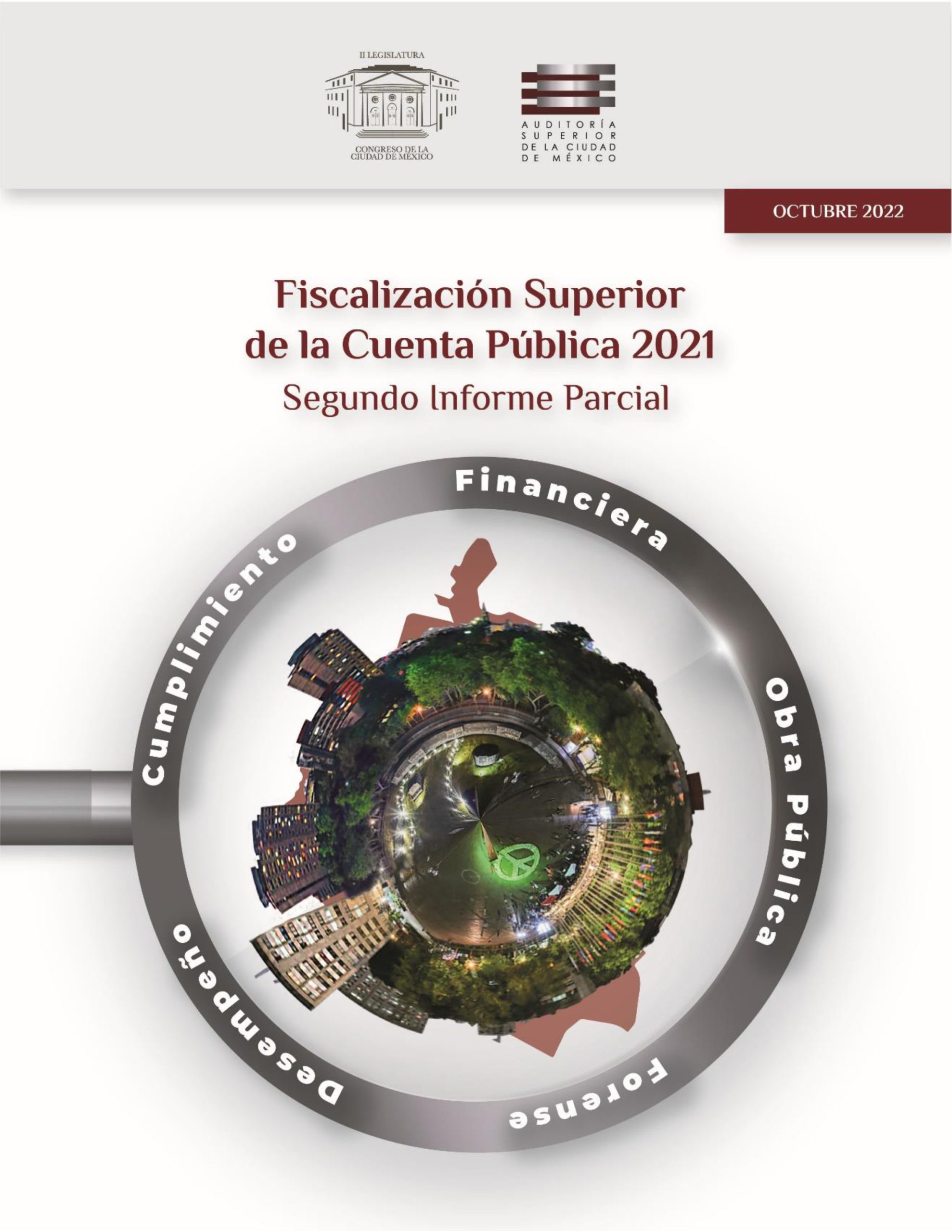 Portada del Segundo Informe Parcial 2021